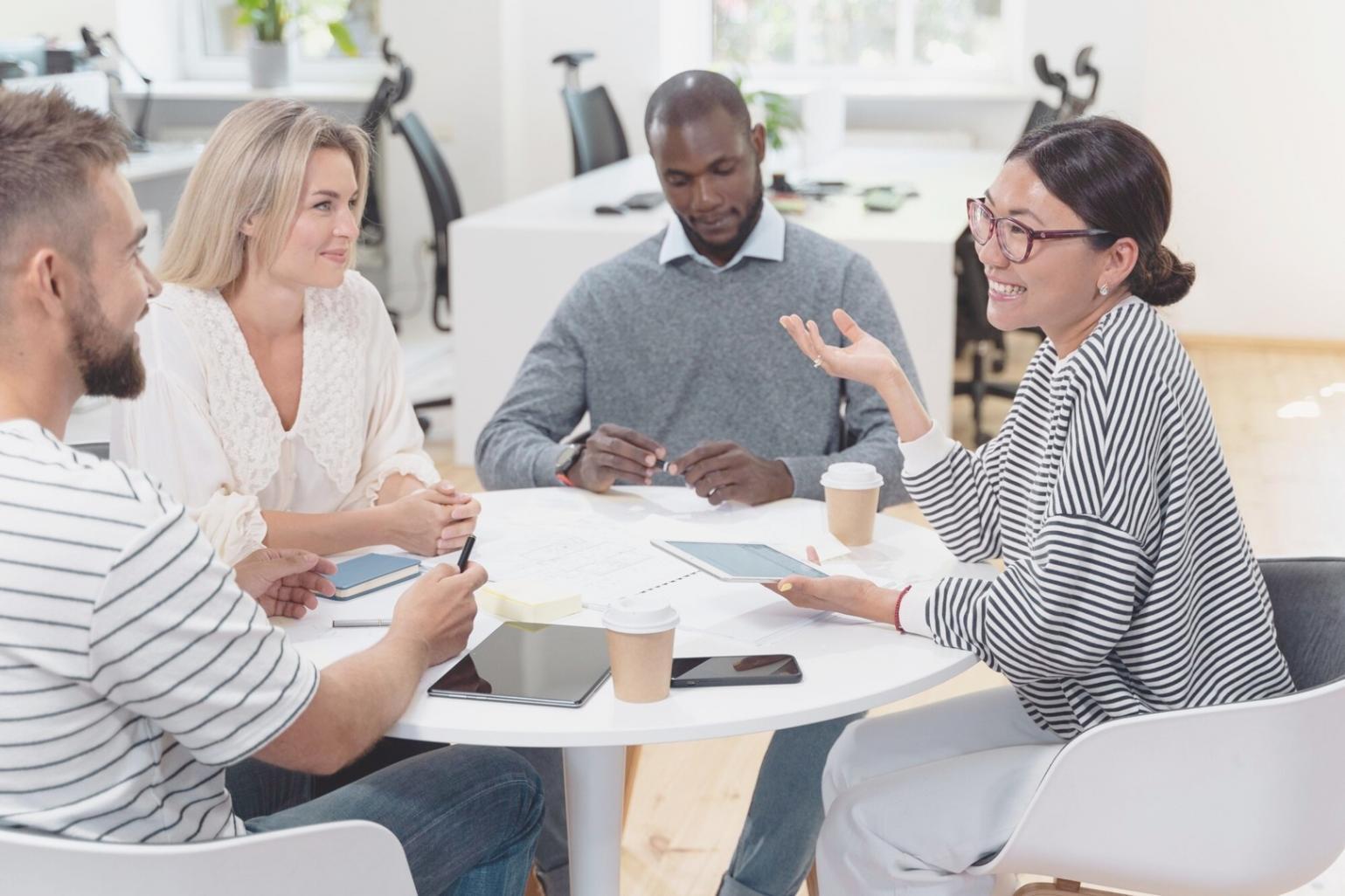 Person confidently managing personal finances with organized budget categories